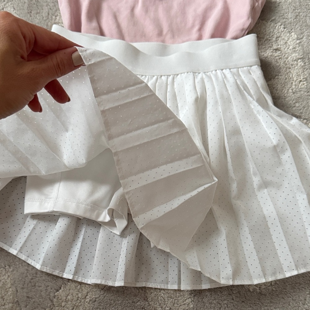 Ralph Lauren pink top and pleated skirt - Picture 3 of 3